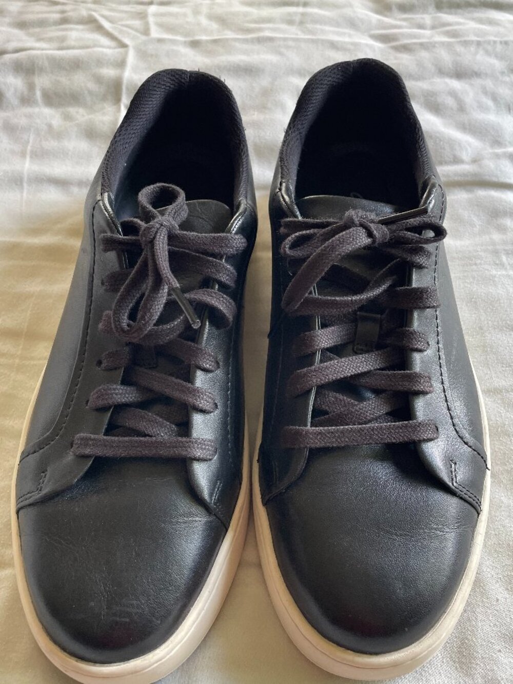 Men's Clarks MI-X Black Leather Sneakers